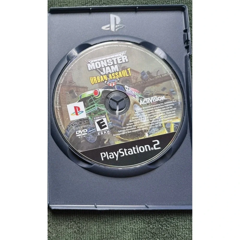 Monster Jam urban assault PlayStation 2 Ps2 tested and working